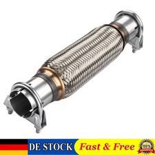 Edelstahl Flexrohr Flexstück Vorderrohr Montage ohne Schweißen 45 x 200 mm