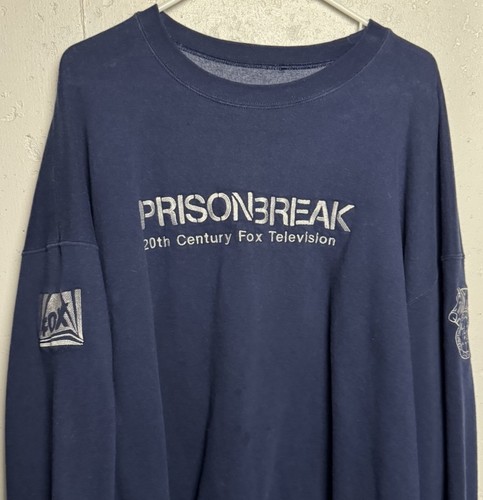 Vintage Prison Break Sweatshirt TV Promo Fox Crewneck Chicago Crew 3XL - Picture 3 of 7