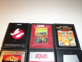 Lot of 6 Atari 2600 Games OEM Cartridges Only