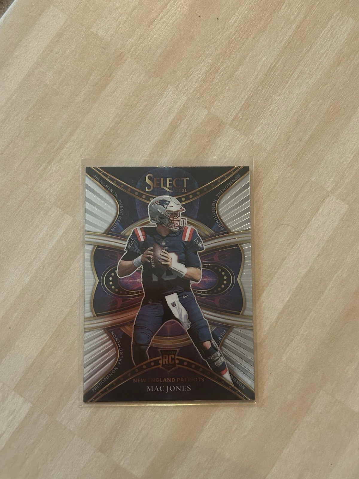 2021 Select Mac Jones Phenomenon Rookie RC #PHE-10 Patriots