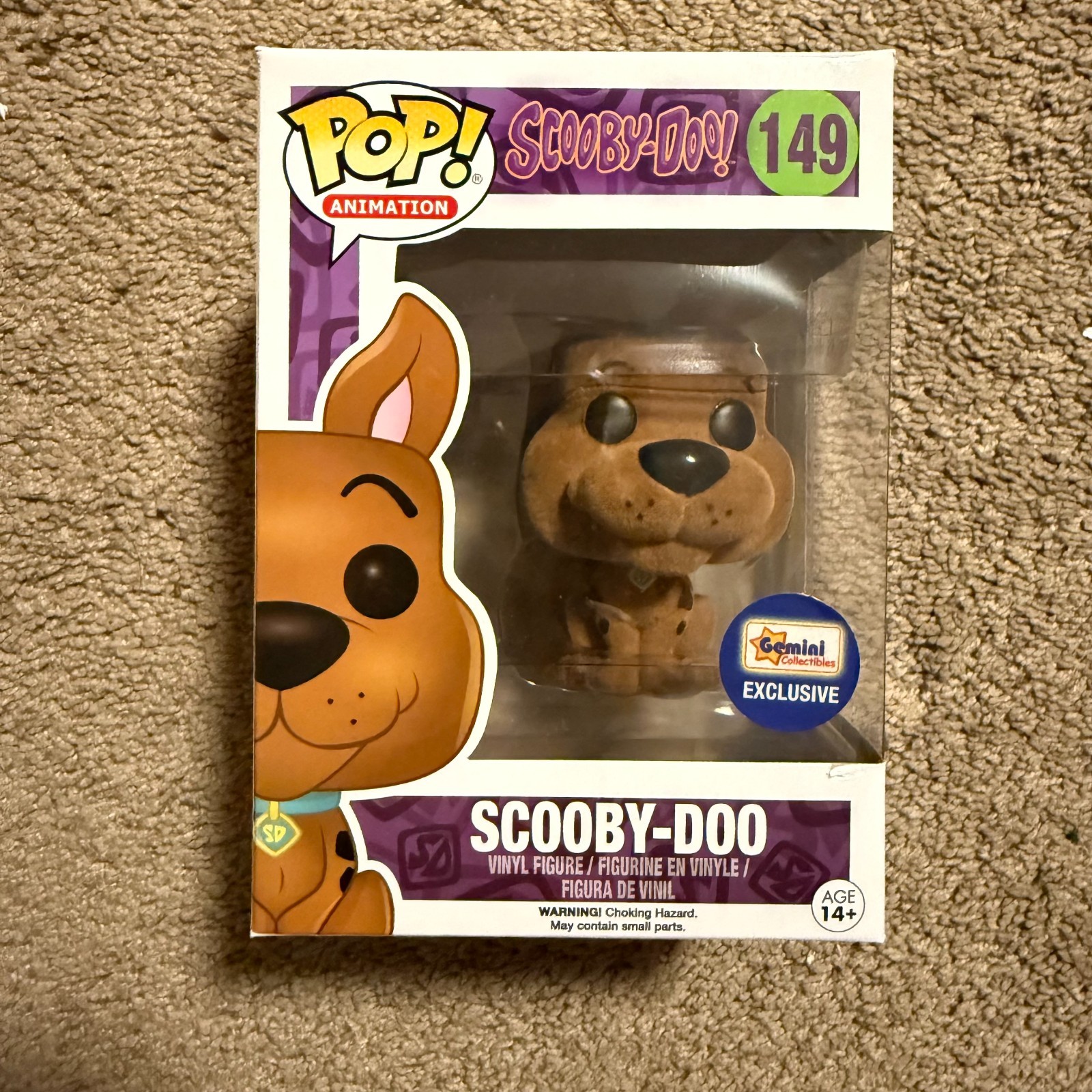 Funko Pop! Scooby Doo Géminis Flocado Coleccionables Exclusivo #149! Raro, Abovedado!