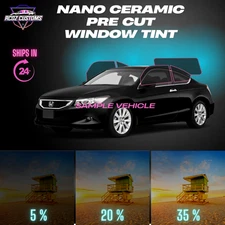 Nano Ceramic PreCut Window Tint Film for Accord Coupe 2008-2012 All Sides+Back