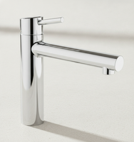 Grohe Eh-Spt-Batterie Concetto 31128_1 Mittelhoher Auslauf Supersteel 31128DC1