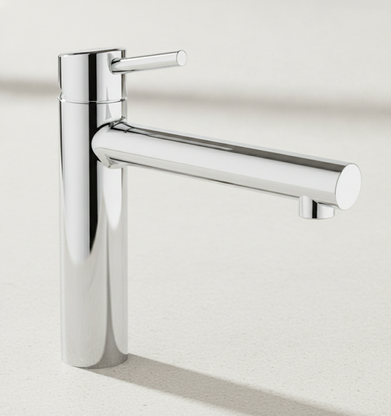 Grohe Eh-Spt-Batterie Concetto 31128_1 Mittelhoher Auslauf Supersteel 31128DC1-image