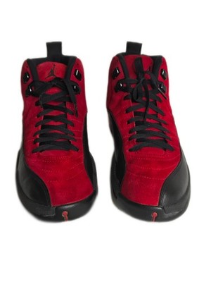 Air Jordan 12 XII Retro  Reverse Flu Game  Bred Red/Black Size 10 No Box