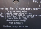 The Beatles 'HARD DAYS NIGHT' 1968 UK 'Mono' LP 'I Should Have 'KNOW' Better'