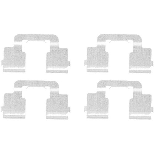 Kit accessoires plaquette de frein Hella 8DZ 355 203-341 pour révision Fiat
