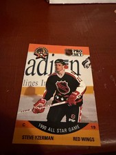 Steve Yzerman 1990 Pro Set All-Star Game Red Wings #347