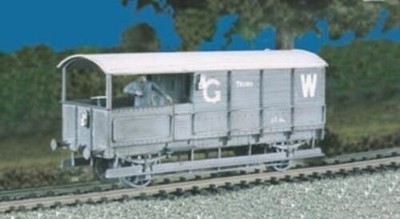 OO wagon kit - GWR Brake Van 20t Toad - Parkside PC569