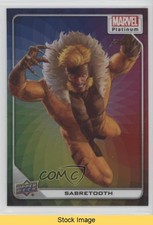 2023 Upper Deck Marvel Platinum Rainbow Color Wheel Sabretooth #23 READ f6d