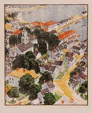 Gustave Baumann : Provincetown : Quality Art Print -Frame Me
