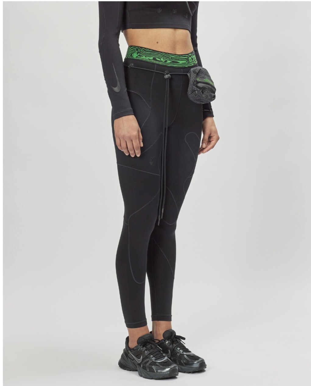 OFF WHITE X NIKE Leggings da donna bianchi taglia XS (0 2) Nike x Off neri DV5552010