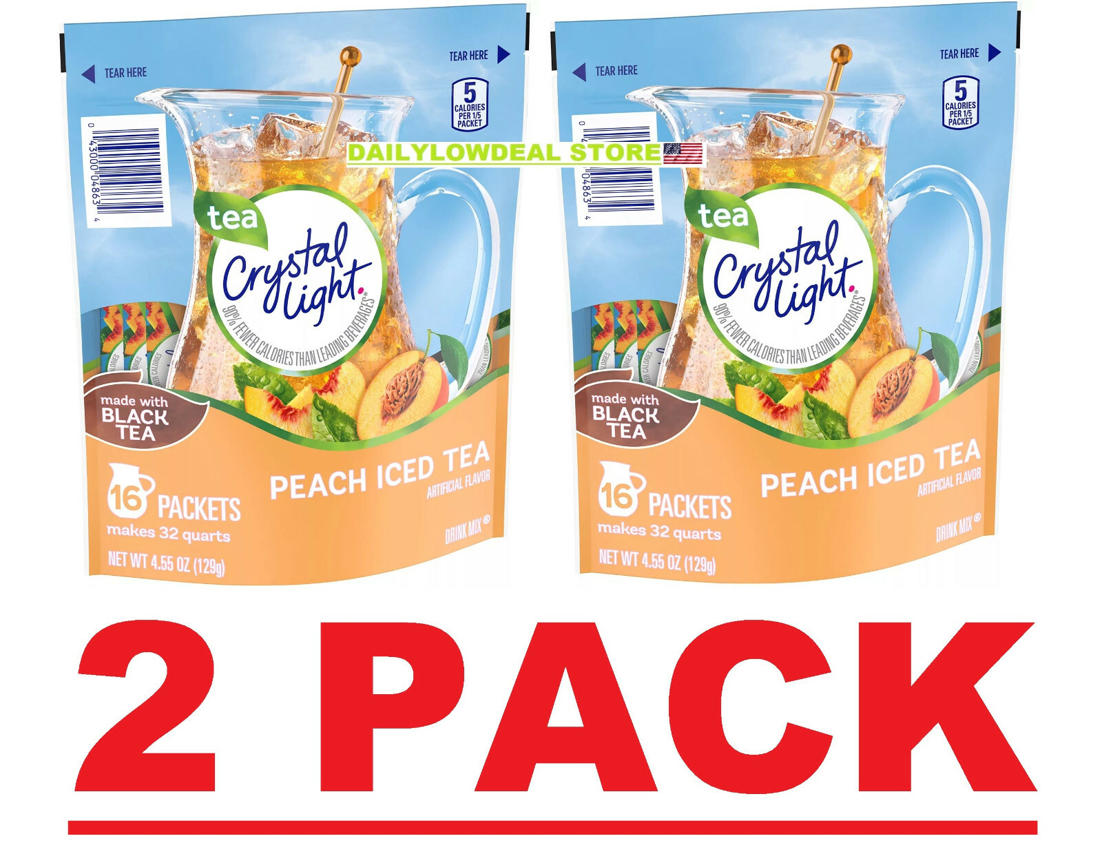Powdered Drink Mix (total 32 Packets)