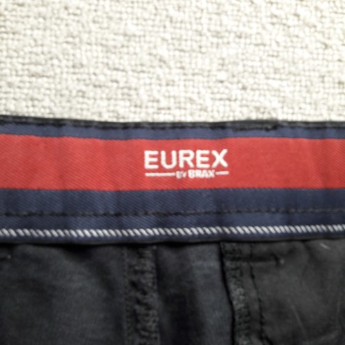 Eurex by Brax Mens Jeans 34x33 Black Regular Casual Fit Tapered Denim W34 L33 - Imagen 10 de 12