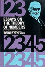 Essays on the Theory of Numbers Dover Books on Mathematics , USED-Very Good, De