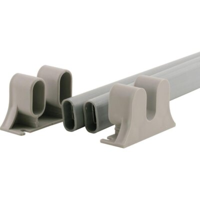 K 5166 Aluminum Swinging Screen Door Push Bar single Pack