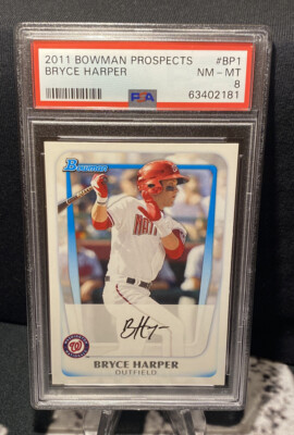 2011BowmanProspects ブライスハーパー BP1 2011 BOWMAN PROSPECTS BRYCE HARPER #BP1 PSA NM/MINT 8
