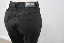 *NWT* NEW Gitano Black Jeans Relaxed Fit Made in USA Cotton Size 18 x L32