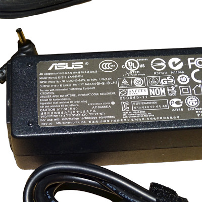 OEM ASUS Laptop Charger EXA0901XH 19V 2.1A 40W AC Adapter Power Supply Black