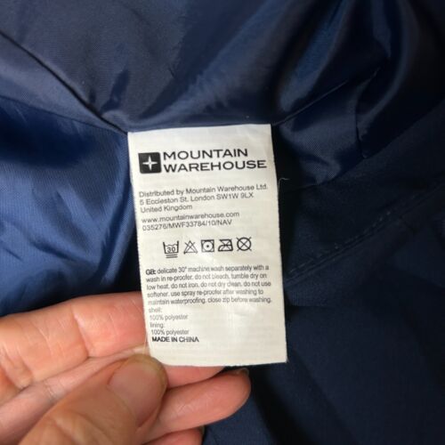 Mountain Designs Waterproof Rain Jacket Women's Size 6US 10UK Blue - Picture 16 of 20