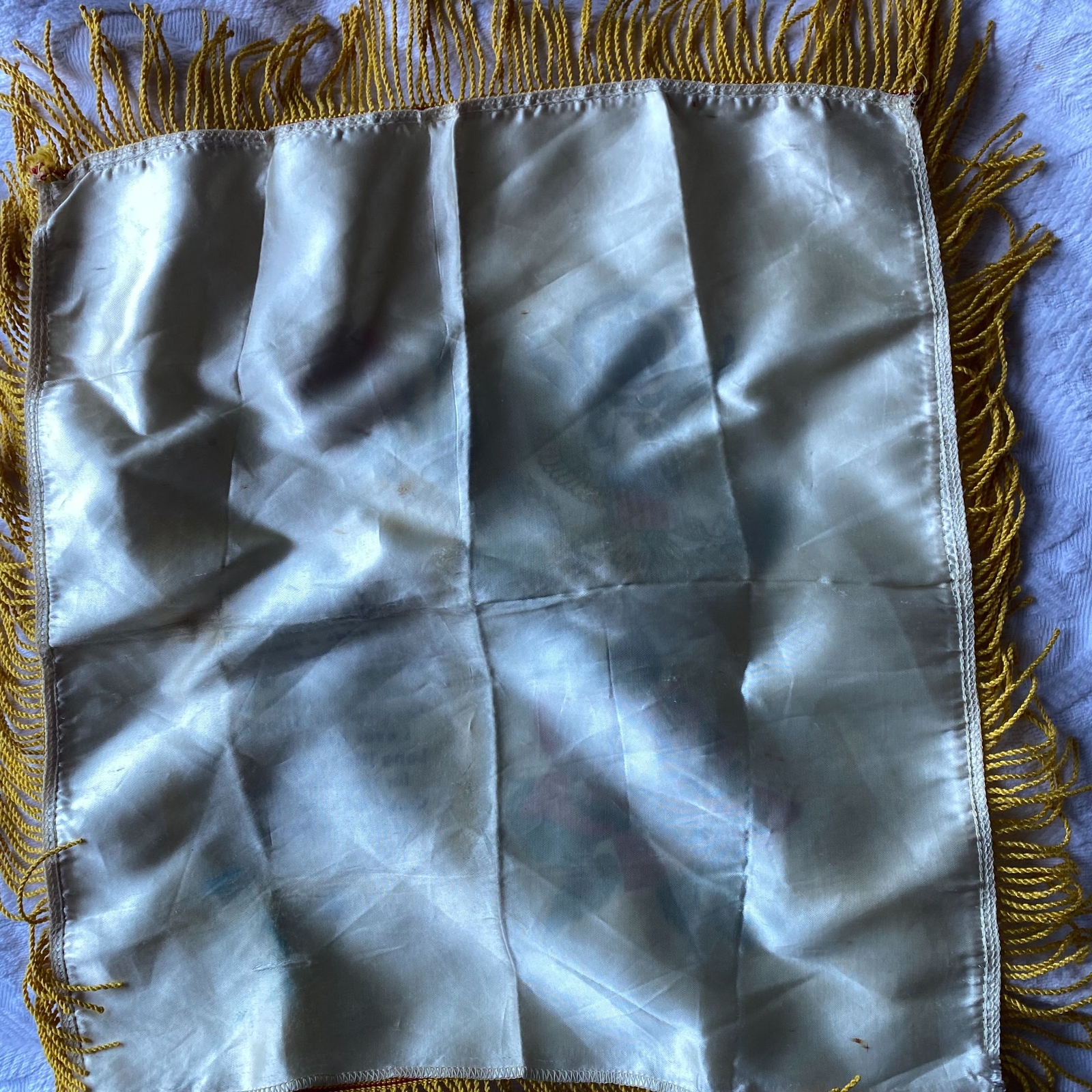 Vintage MILITARY MOTHER Souvenir Satin PILLOWCASE eBay