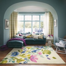 Bluebellgray Tetbury Meadow Tufted Rug | Capets for Livingroom, Hall And Bedroom