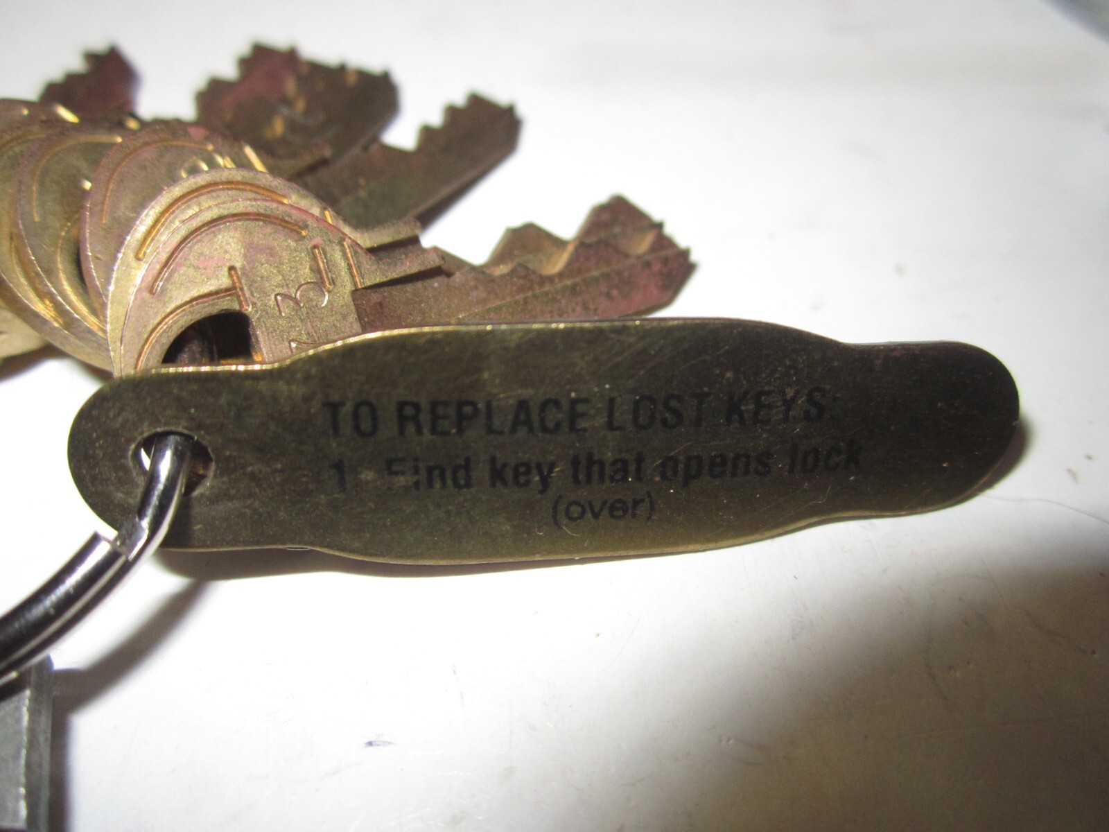 Smith and Wesson/MASTER LOCK Logo Steel Key Ring WITH MASTER KEYS FOR LOCKS eBay