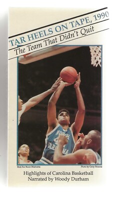 Vintage 1990 North Carolina Tar Heels UNC Basketball Team That Didn't Quit VHS