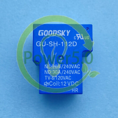 1PC GOODSKY GU-SH-112D 12VDC Power Relay 6Pins~
