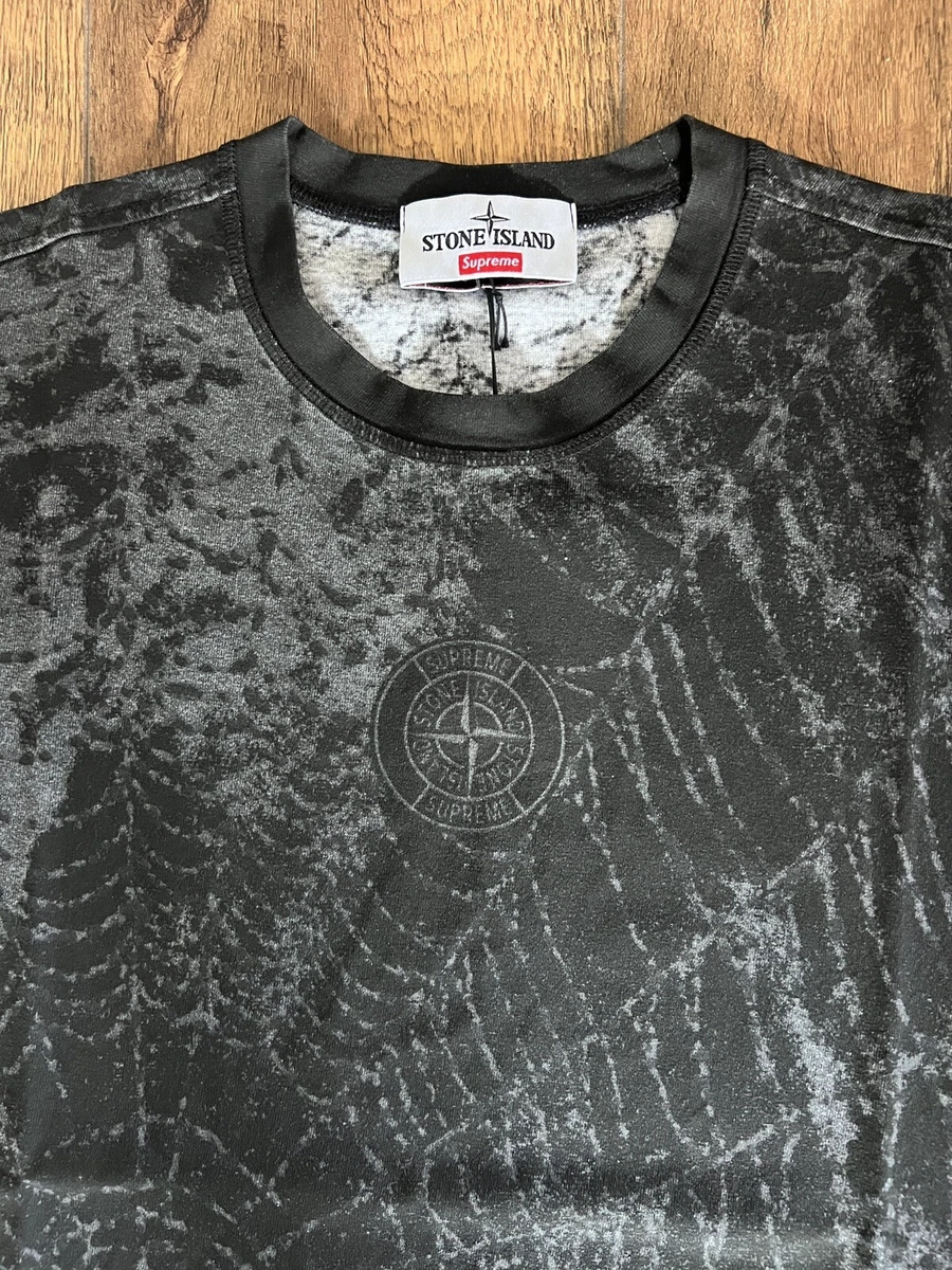Supreme Stone Island 2023 Spiderweb t Shirt Size SMALL