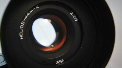 Helios 44 58mm F2 Canon EF Portrait Anamorphic Amber Full Frame
