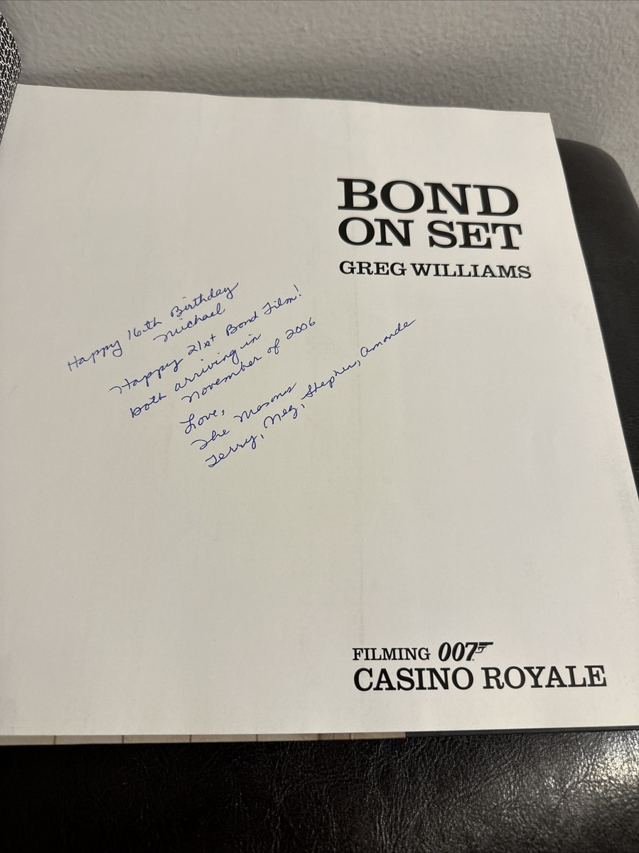 BOND ON SET Filming 007 Casino Royale GREG WILLIAMS