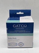 Gatco Form Robe Hook in Brushed Nickel New In Open Box