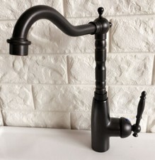 Oil Rubbed Brass Single Handle Swivel Kitchen Faucet Sink Basin Mixer Tap 2nf371