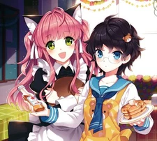 Anime Girls Original Characters Cats  Gaming Mat Desk 41510