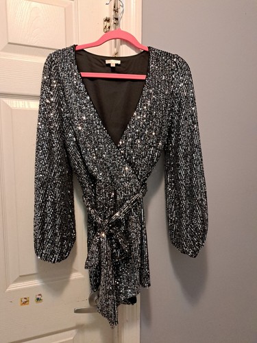 Combinaison (Romper) Luxxel En Dentelle Orange/rouge - Taille L - Occasion Très Bon état - Parfait Pour Soirée