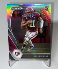 2021 Panini Draft Picks Kellen Mond RC Rookie Silver Prizm #132