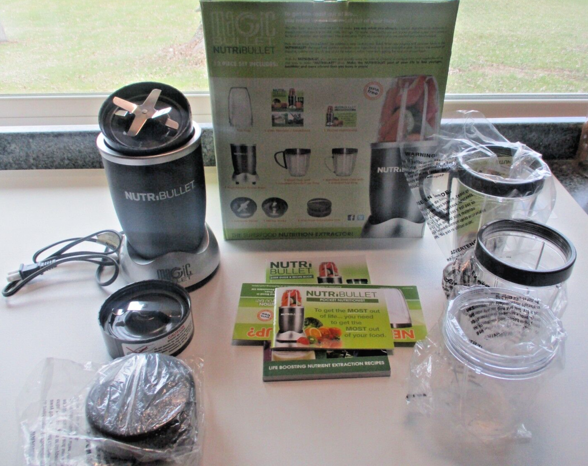 NutriBullet Magic Bullet 12 Piece Set 600W NB-QS001-23 Superfood