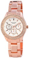 Damen Armbanduhr Frauen Uhr Strasssteine RoséGold Girl Analog Quarz Excellanc