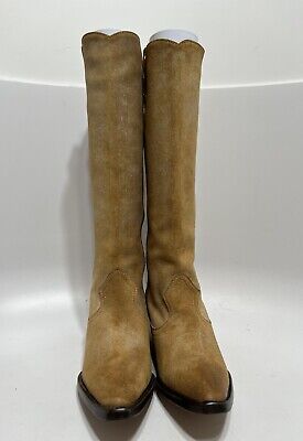 Vtg NEW MAISON MARTIN MARGIELA SS2000 LIGHT BROWN SUEDE FLAT Vtg NEW MAISON MARTIN MARGIELA SS2000 LIGHT BROWN SUEDE FLAT