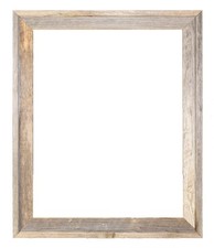 18x24  2" Wide Signature Reclaimed Rustic Barn Wood Open Frame No Glass Or Back