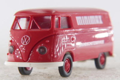 Brekina VW T1 A.S.S T1b Kasten Minimax Brandschutzservice Werbemodell 0704 OVP