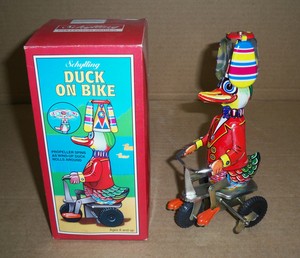 duck on bike toy