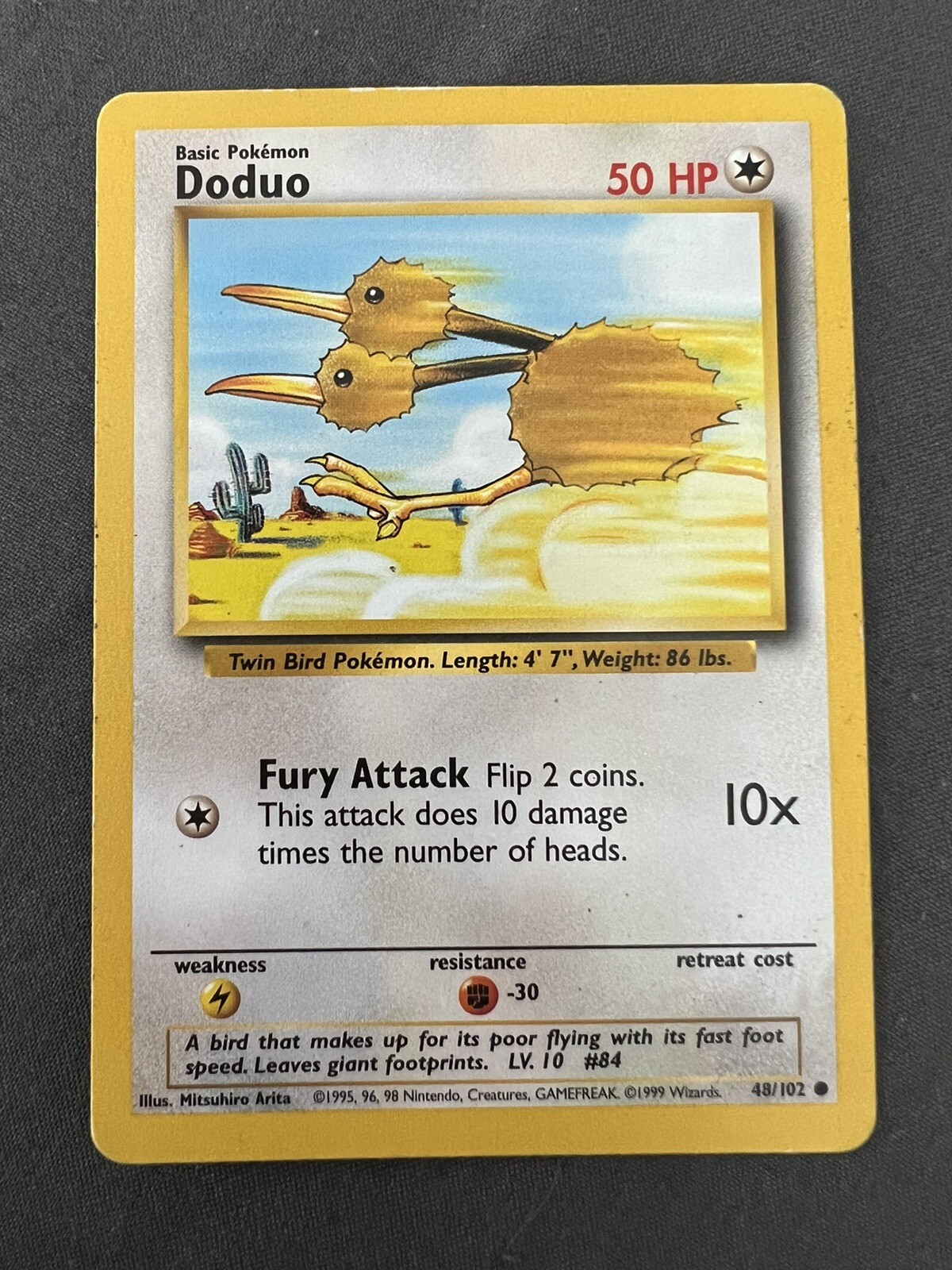 Doduo Base Set - LP - 1999 Pokémon WOTC - 48/102
