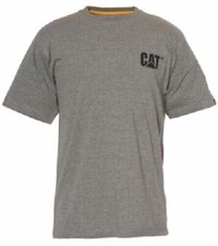 CATERPILLAR,CAT, 2XL, Dark Heather Gray, Short Sleeve, Trademark T-Shirt