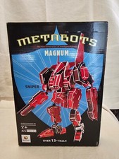 NEW Metabots Magnum Sniper Robot 3D 83 Piece Puzzle Model Kit Sealed 13  Tall 7 