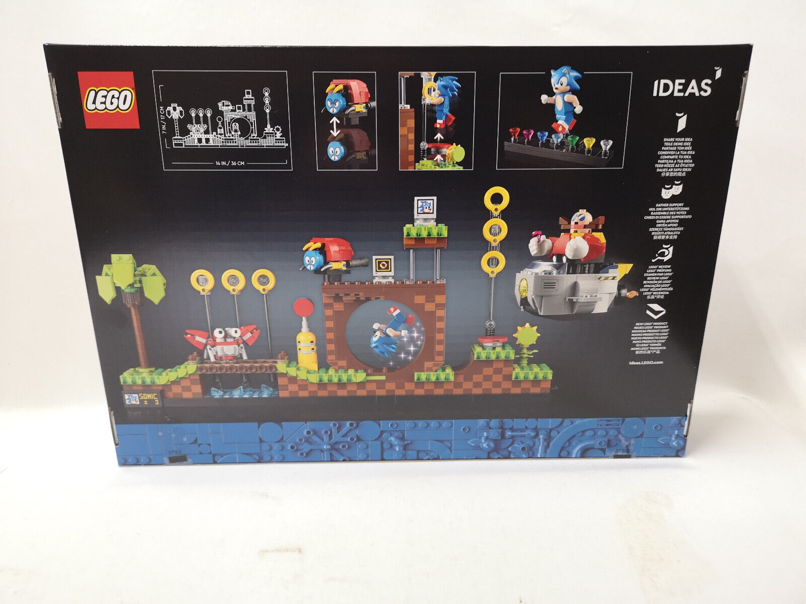  Lego Sonic The Hedgehog Green Hill Zone (21331) w