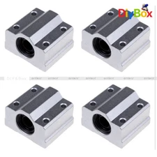 4PCS SCS8UU Linear Motion Ball Bearing Machinery Slide Bushing CNC 3D Drucker