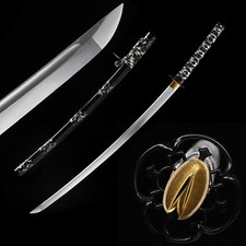 Handmade Japanese Katana Samurai Sword Full Tang 9260 Spring Steel Razor Sharp