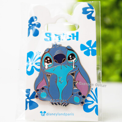 Disneyland Paris Lilo & Stitch Stitch Crying Authentic Pin Trading